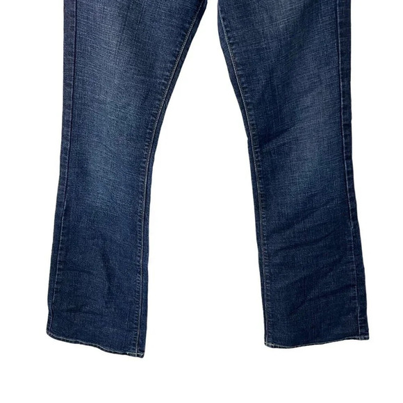 Old Navy Boot Cut Jeans Size 4 Short Ultra Low Waist Stretch Cotton Denim Blue - Picture 4 of 10